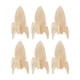 thumbnail image 1 of Recortes De Madera Sin Terminar Cohetes Formas De Madera Para El Hogar Espacio Exterior Craft 6pcs, 1 of 5