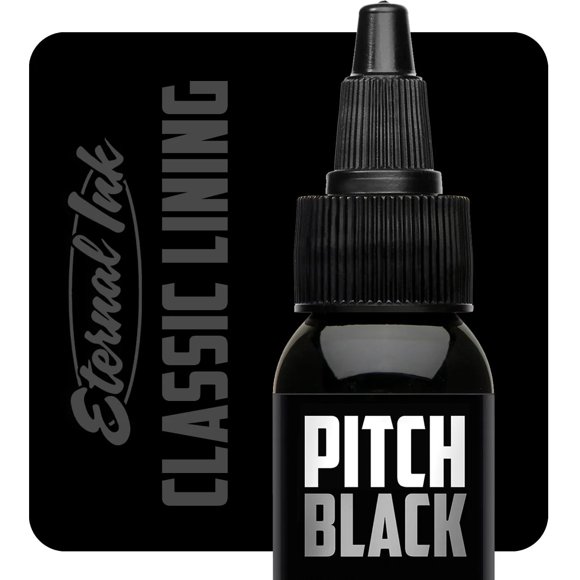 Tinta para Tatuajes Eternal Ink Negro Profundo 30 ml Vegana