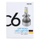 thumbnail image 1 of Kit Luces Led c6 h4 80w 18000lm Luz Blanca Fria Auto Moto, 1 of 2