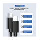 thumbnail image 3 of Cable trenzado reforzado USB c a micro USB 3 metros Negro, 3 of 3