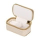 thumbnail image 2 of Caja De Almacenamiento De Joyas, Joyero Portátil Para Anillos, Colgantes, Pendientes, Color Marrón Claro, 2 of 5