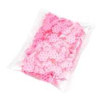 Ioensy - 100 Soportes De Pegamento Para Pestañas Postizas Para Práctica De Maquillaje, Artista, Escuela De Cosmetología, Color Rosa