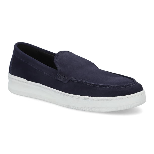 Zapatilla Slip-On Hombre Cuero Murren-4-67 Cardinale azul 38