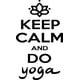 thumbnail image 1 of Frase Deco Keep Calm And Do Yoga FR-11094, 1 of 3