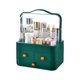 thumbnail image 2 of Cajas De Almacenamiento De Escritorio Contenedor Unidad De Almacenamiento De Cosméticos A Prueba De Polvo Para El Hogar Vanity Green, 2 of 5