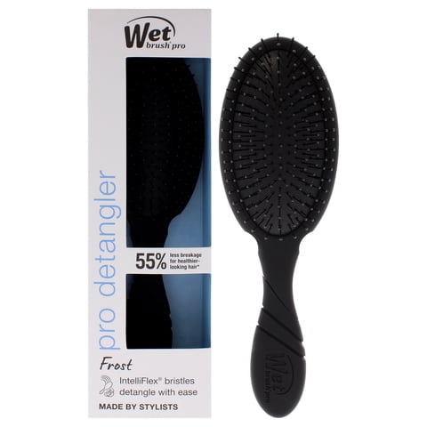 Cepillo Desenredante Profesional Wet Brush Frost Negro Transparente Unisex