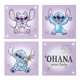 thumbnail image 1 of Set de arte de pared LED en lienzo Idea Nuova Disney Stitch, paquete de 4, 1 of 7
