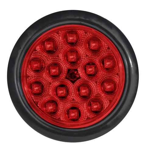 Stark - Foco Trasero Led 4 Pulg Rojo 12 Y 24 Volts