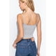 thumbnail image 5 of Top CC Clothing Algodón Spandex Cuello Redondo Copa Removible Gris Claro Jaspeado L, 5 of 5