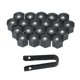 thumbnail image 5 of 20pcs Universal 19mm Cubiertas De Tuerca De Rueda Tapas De Tuerca De Tuerca Protector De Tornillo Otros, 5 of 5