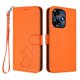 thumbnail image 1 of Funda Volteable tipo Billetera con Correa para Infinix Hot 30 4G, Naranja, 1 of 6