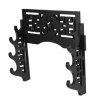 Magideal - Samurai Rack Accesorios De Madera Clásicos De 4 Niveles, Sin Hardware, Soporte Para , Soporte De Pared Para Colección De Espadas, Samurái , Estilo C