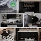 thumbnail image 4 of Papel tapiz Micpolo negro mate 40 x 300 cm impermeable de PVC, 4 of 9