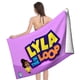 thumbnail image 4 of Lyla en Acción Toalla de playa de secado rápido con diseño temático, regalo para mujeres y niñas, ideal para cumpleaños, fans, amantes de la música, uso en la playa o al aire libre, 78 × 150 cm, 4 of 6