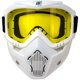 thumbnail image 5 of Gafas de moto y máscara desmontable Birdz Skylark White, 5 of 7