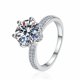 thumbnail image 1 of Anillos de Moissanita de Oro Blanco de 18K de 2-5 Uds para Mujer Regalo Color D Claridad VVS1 Anillos de Compromiso de Diamante Anillo de Plata Esterlina S925 Joyería Alianzas de Boda de Moissanita, 1 of 9