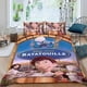 thumbnail image 2 of Ratatouille Conjunto de sábanas temático, trío de piezas, cómodo y amigable con la piel, diseño único, regalo de decoración para el hogar para familiares, amigos y fans,135cm *200cm, 2 of 6