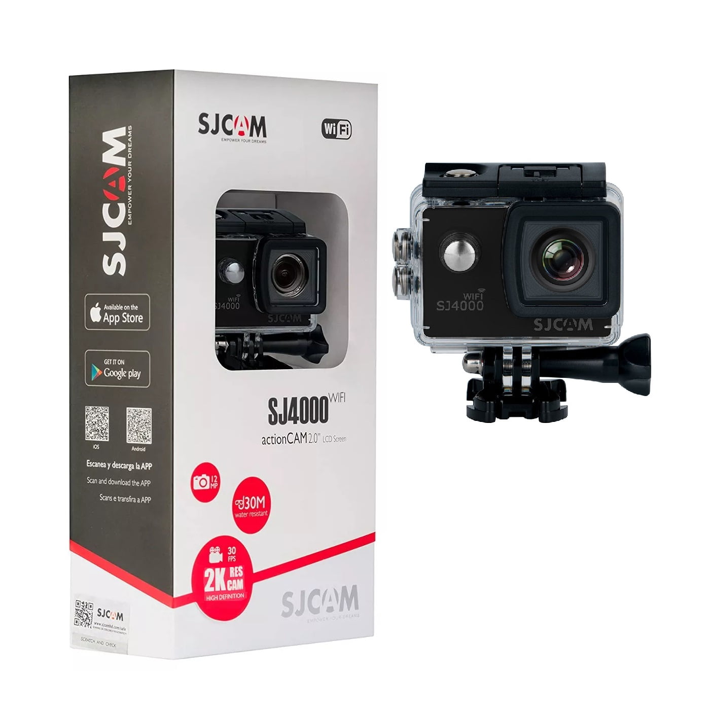 Camara Deportiva 2k Sjcam Sj4000 Wifi Cámara Sumergible