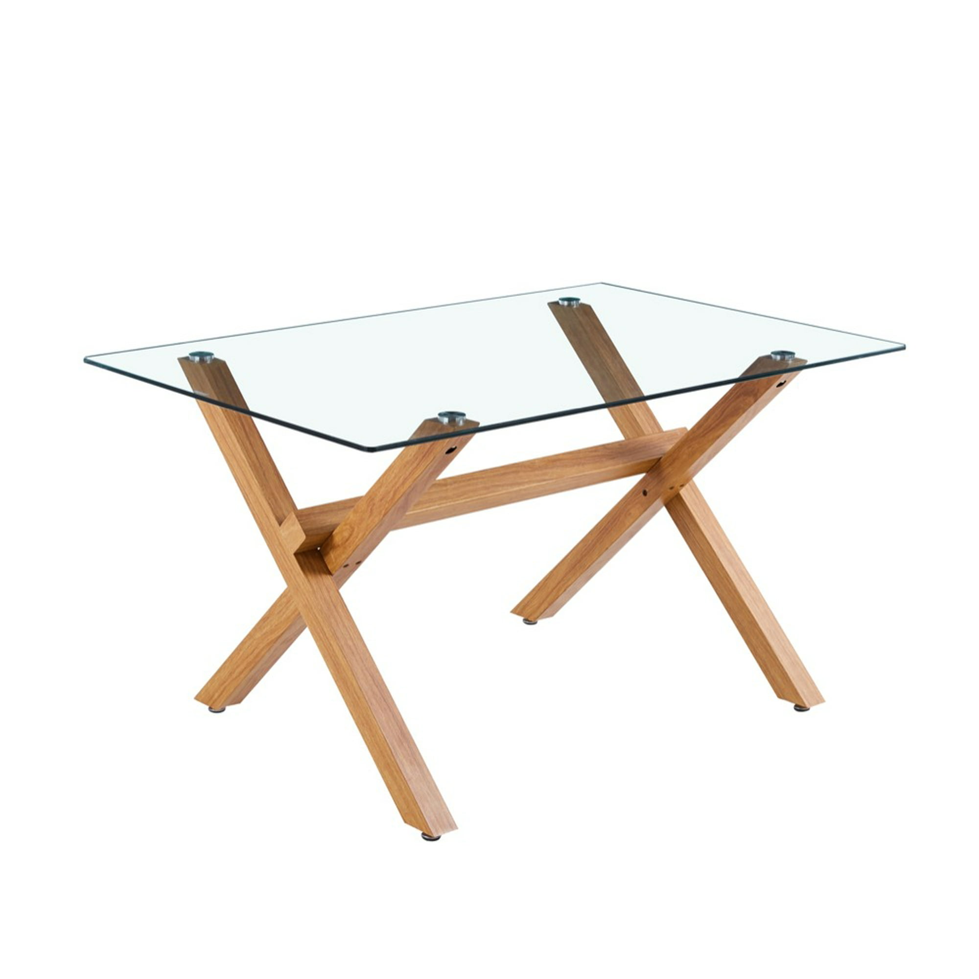 Oh! Mi Hogar ® - Mesa Xtable Rectangular De Vidrio 120x80cm