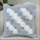 thumbnail image 1 of Cojin decorativo  peludo eco cuero dorado 43cm, 1 of 2