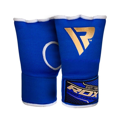 Guantes Rapidos Rdx Con Vendas Blue Hyp-Isu-L