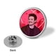 thumbnail image 3 of Pedro Pascal-Theme Round Button Badge: Premium Metal Construction, Ideal for High-End Events 2.8 cm, 3 of 6
