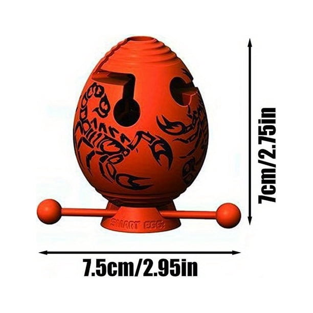 Children's Puzzle Maze Ball , Thinking Toy Maze Egg, Easter Egg Decompression Plastic Toy Egg