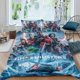 thumbnail image 2 of Cazafantasmas Conjunto de sábanas temático, trío de piezas, cómodo y amigable con la piel, diseño único, regalo de decoración para el hogar para familiares, amigos y fans,135cm *200cm, 2 of 6