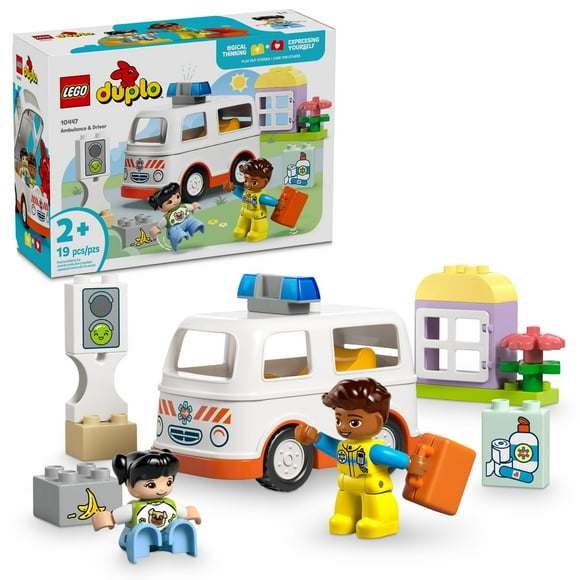 Set de juego de construcción LEGO DUPLO Town Ambulance & Driver