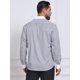 thumbnail image 3 of INSPIRE CHIC Camisa de Hombre a Rayas con Botones, Manga Larga, Elástica, para Negocios, Talla L, Color Negro, 3 of 4