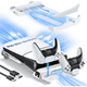 thumbnail image 1 of Soporte de refrigeración horizontal de repuesto para PlayStation Slim Disc & Digital Only, cargador doble para mando PS5 con ventilador de refrigeración de 3 niveles, para consola 2023 PS5 Slim-Blanco, 1 of 7