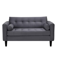 Bodevir - Sofa Retro 2C Felpa 00 Gris
