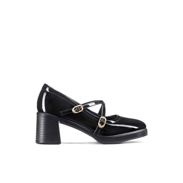 Zapatos Taco Casual PU Acharolado Mujer Cuadrado Weide GH220