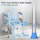 thumbnail image 5 of Elevador de Asiento de Inodoro Ajustable FITGOT para Uso Pesado 204 kg, 5 of 7