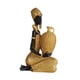 thumbnail image 4 of Estatua De Mujer Tribal Africana, Figura De Mujer Africana Para Dormitorio, Oficina, Estilo Interior A, 4 of 5