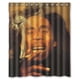 thumbnail image 1 of Cortina de ducha de Bob Marley con diseño de humo, juego de cortinas de baño con ganchos, tamaño 60 x 72 pulgadas, 1 of 3