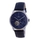 thumbnail image 2 of Reloj Analógico Zeppelin Flatline Open Heart Esfera Azul Correa De Cuero Automático Negro Masculino, 2 of 4