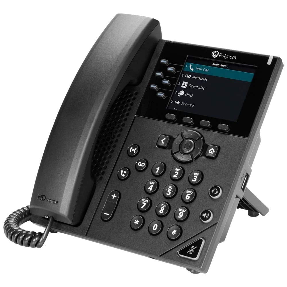 Plantronics - Teléfono Ip Polycom Vvx 350 Business Con Pantalla A Color De 3,5