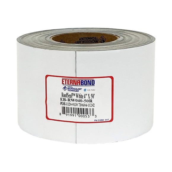 Cinta de reparación de juntas de techo EternaBond RoofSeal, blanca, 4 cm x 15 m