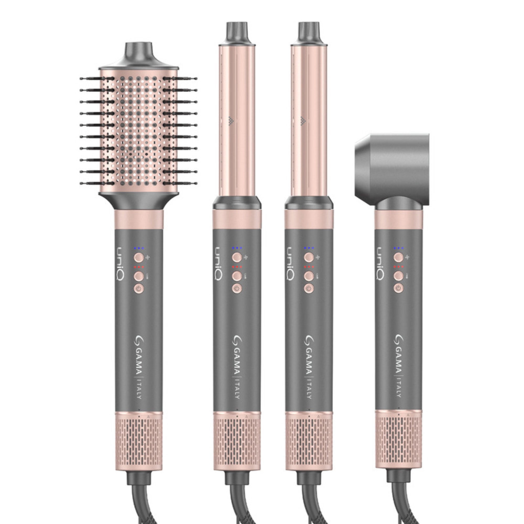 Cepillo Secador GAMA Multistyler 4 en 1 UniQ Flow