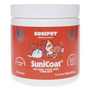 Sunipet - Suplemento Para Piel Y Pelaje Perros Y Gato - Sunicoat 140Gr