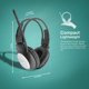 thumbnail image 2 of Auriculares inalámbricos Flyoukki con radio FM plegable y entrada AUX, 2 of 7