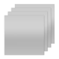 Bothyi - 4 Piezas De Azulejos De Espejo De Pared, Pegatina De Pared De Espejo Para Puerta, Decoración De Pared De Baño, 15Cm X 15Cm