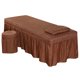 thumbnail image 5 of Sábana De Masaje De Belleza Suave Con Funda De Almohada Y Funda De Taburete Café, 5 of 5