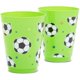 thumbnail image 3 of Vasos de fiesta Blue Panda Soccer reutilizables de plástico, paquete de 16 unidades, 3 of 6