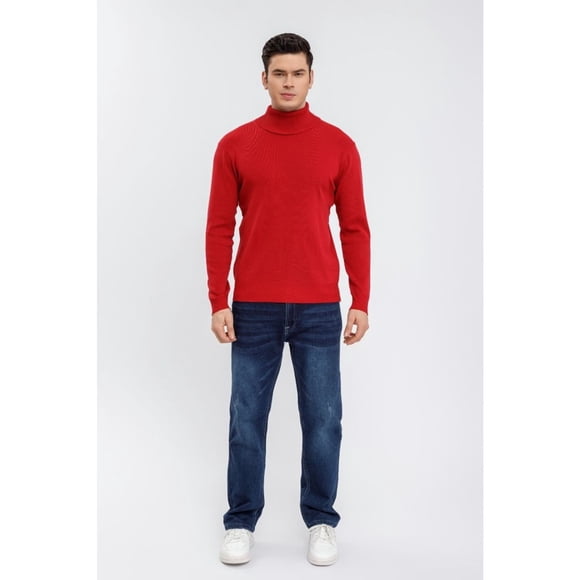 Sweater Tejido Hombre Cuello Subido Beatle 7198