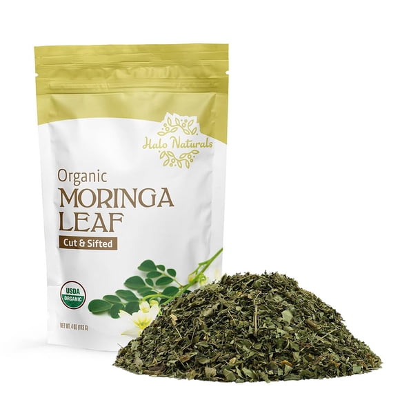 Hoja de Moringa Halo Naturals 113 g Orgánica USDA