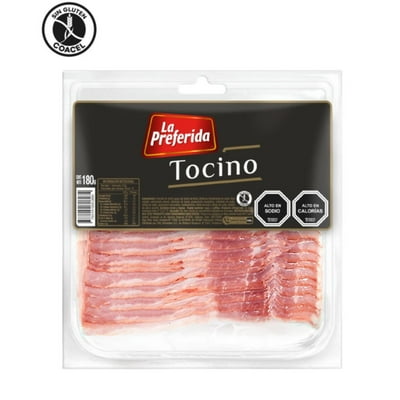 Tocino Al Vacío Tradicional Bolsa 180 G La Preferida