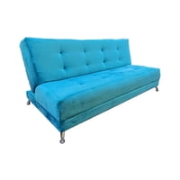 Muebles Hvm - Futon Patagonia Calipso Felpa 2 Cuerpos Pmetal