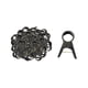 thumbnail image 2 of 100 Piezas Clips Para Plantas De Jardín Abrazaderas Para Flores Clips Para Tallos De Enredadera Para Rosas 2,0 Cm Negro, 2 of 5